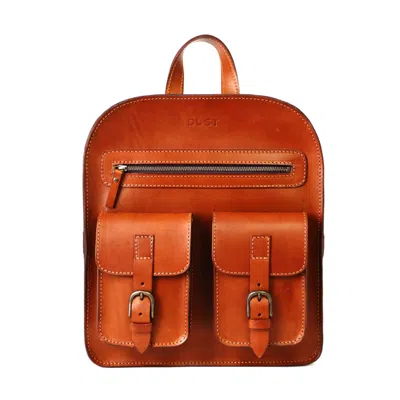 The Dust Company Mod 136 Backpack In Cuoio Brown