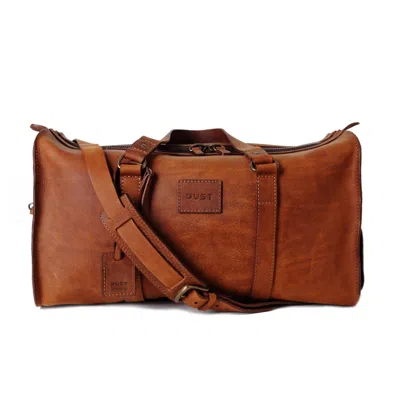 The Dust Company Men's Leather Duffel Bag Brown