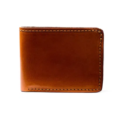 The Dust Company Men's Leather Wallet In Cuoio Brown In Green