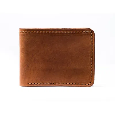 The Dust Company Men's Leather Wallet In Heritage Brown