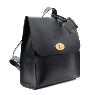 The Dust Company Women's Leather Backpack Black Artist Collection