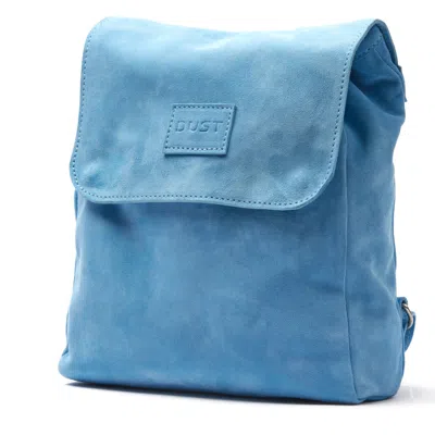 The Dust Company Women's Leather Backpack Light Blue  Upper West Side Collection