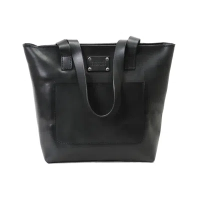 The Dust Company Women's Leather Tote Cuoio Black