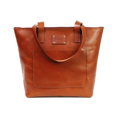 The Dust Company Women's Leather Tote Cuoio Brown
