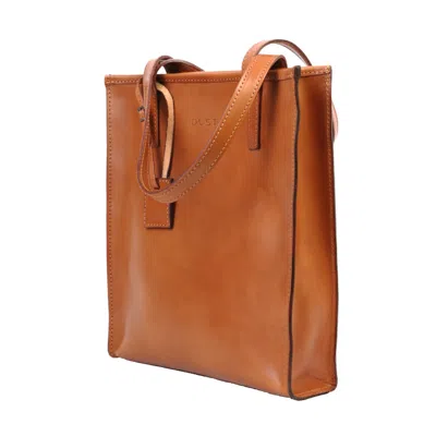 The Dust Company Women's Leather Tote In Cuoio Brown