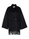 The Dynamis Studio Lyon Black Coat In Black