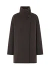The Dynamis Studio Amsterdam Button-up Coat In Brown