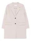 The Dynamis Studio Button-fastening Patch-pocket Coat In Pattern