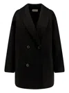 The Dynamis Studio Buttoned Coat In Black