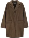 The Dynamis Studio Coats In Brown