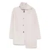The Dynamis Studio Patch-pockets Buttoned Single-breasted Coat In Neutral