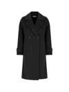 The Dynamis Studio Double Breast Buttoned Coat In Black