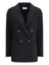 The Dynamis Studio Double-breasted Blazer In Black