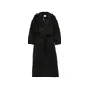 The Dynamis Studio Raglan-sleeve Button-down Coat In Grey