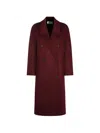 The Dynamis Studio Double-breasted Coat In Red