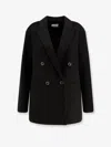 The Dynamis Studio Edinburgh Wool Blazer In Black