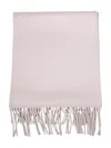 The Dynamis Studio Fringed-edge Scarf In Pink