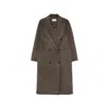 The Dynamis Studio Double-breasted Peak-lapel Coat In Multi