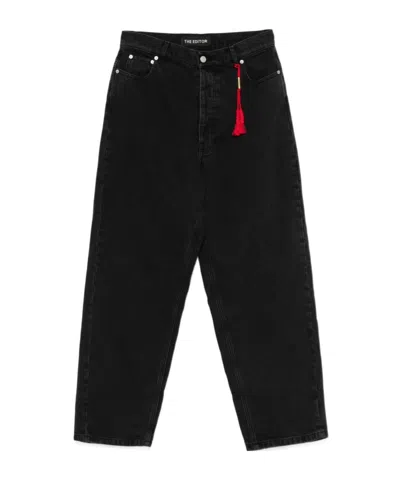 The Editor Appliqué-detail Jeans