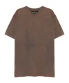 The Editor Cotton T Shirts In Brown