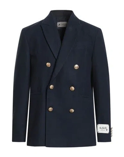 The Editor Man Blazer Midnight Blue Size 40 Polyester, Viscose, Wool
