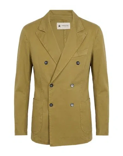 The Editor Man Blazer Military Green Size 40 Cotton, Elastane