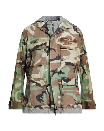 The Editor Man Jacket Military Green Size 38 Cotton