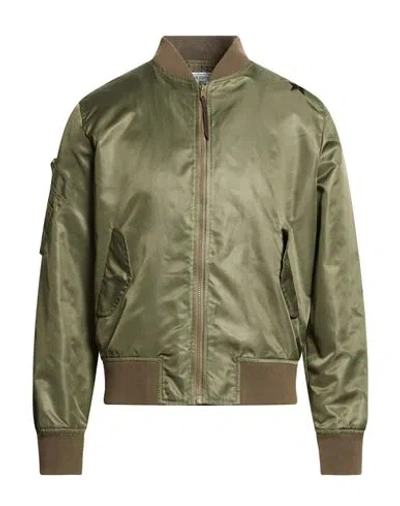 The Editor Man Jacket Military Green Size 38 Polyamide
