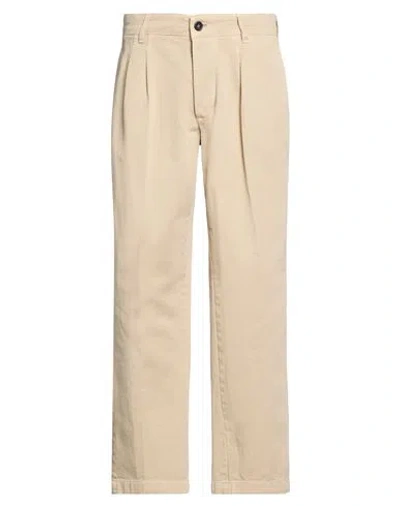 The Editor Man Pants Beige Size 30 Cotton In Neutral