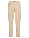 The Editor Man Pants Beige Size 36 Cotton, Elastane In Beige