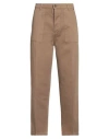 The Editor Man Pants Camel Size 34 Cotton In Beige