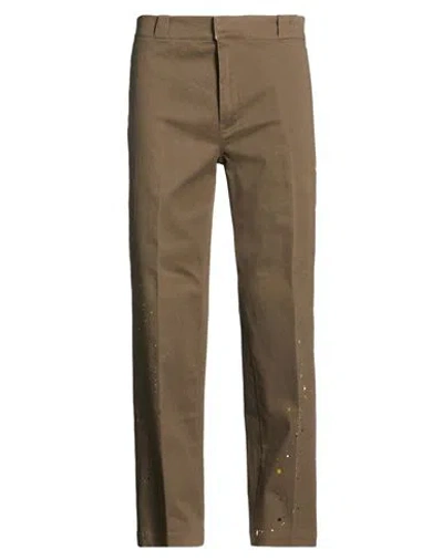 The Editor Man Pants Military Green Size 30 Cotton, Elastane In Multi