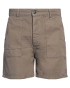 The Editor Man Shorts & Bermuda Shorts Khaki Size 34 Cotton In Beige