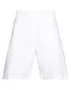 The Editor Man Shorts & Bermuda Shorts White Size Xxl Cotton In White
