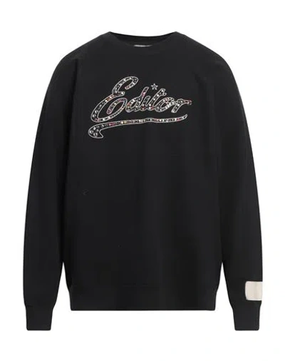 The Editor Man Sweatshirt Black Size Xl Cotton, Polyester