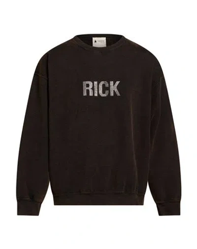 The Editor Man Sweatshirt Dark Brown Size L Cotton, Polyester