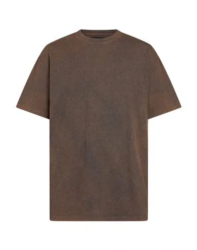The Editor Man T-shirt Khaki Size Xxl Cotton In Brown