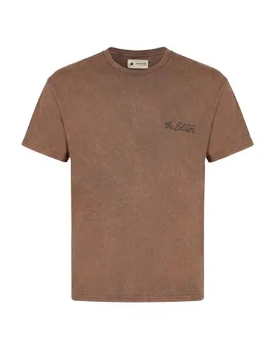 The Editor Man T-shirt Light Brown Size L Cotton