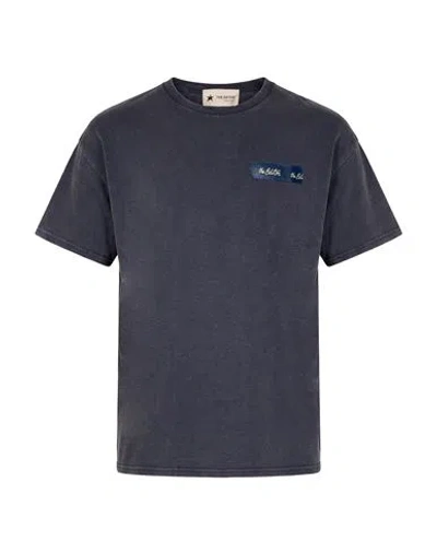 The Editor Man T-shirt Navy Size S Cotton In Blue