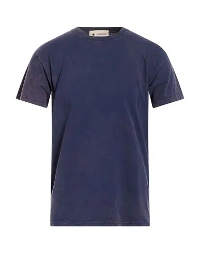 The Editor Man T-shirt Navy Size Xl Cotton In Blue