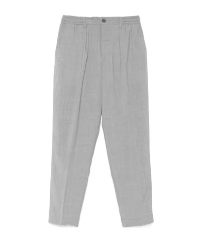 The Editor Mélange-effect Trousers