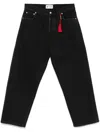 The Editor Denim Loose-fit Jeans In Black