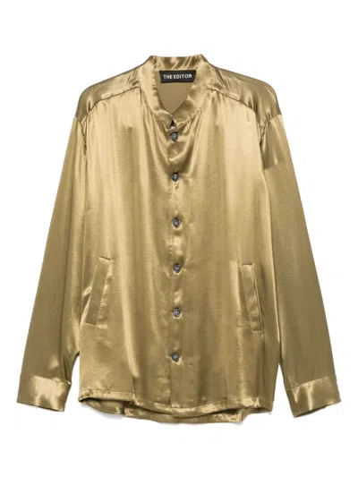 The Editor Satin Shirt