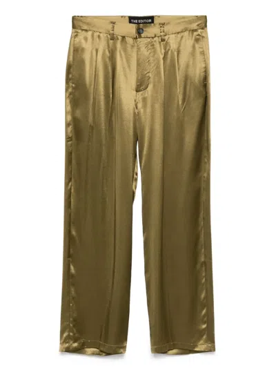 The Editor Satin Trousers