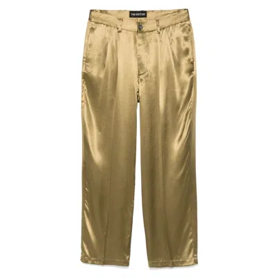 THE EDITOR SILK PANTS