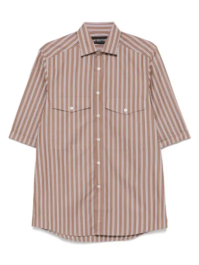 The Editor Striped Shirt