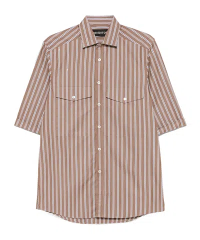 The Editor Striped Shirt