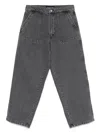 The Editor Washed-effect Jeans