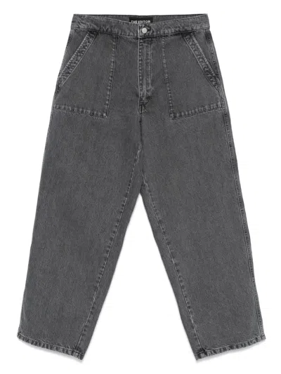 The Editor Washed-effect Jeans
