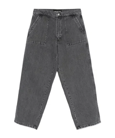 The Editor Washed-effect Jeans